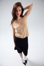 Load image into Gallery viewer, JADA BUTTON UP TANK | BISCOTTI