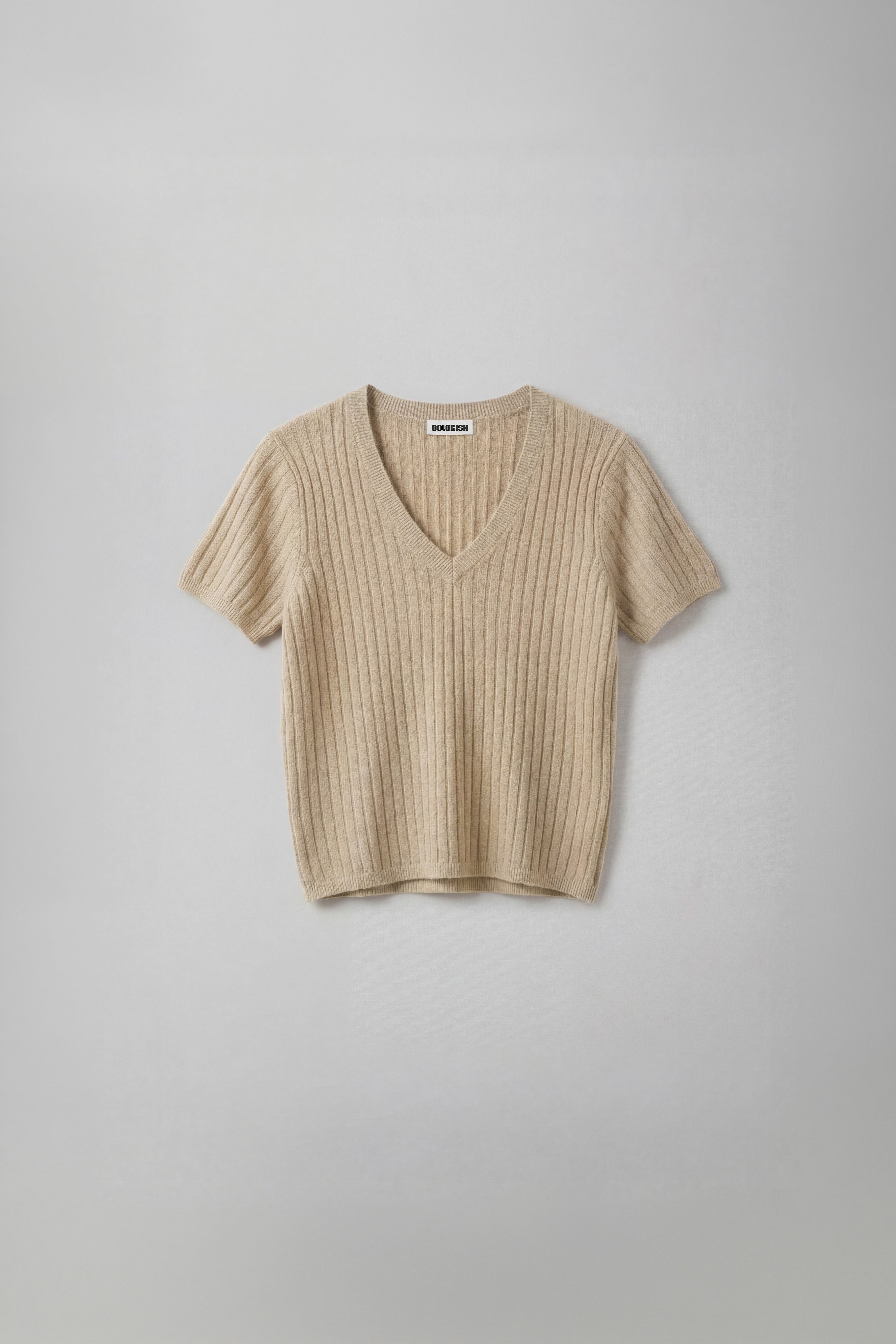 CCN BAREFOOT DRIFT RIB V TEE NEW STYLE | SANDSTONE