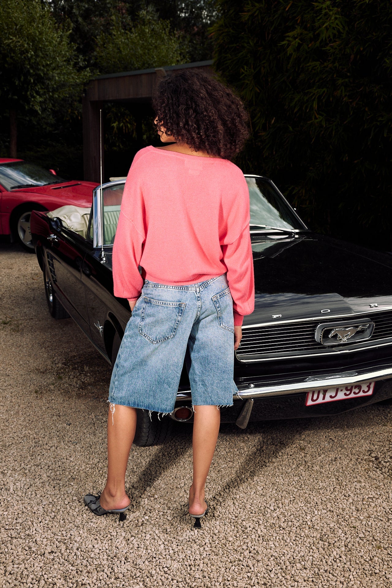 ABBY REVERSIBLE JUMPER | CERISE