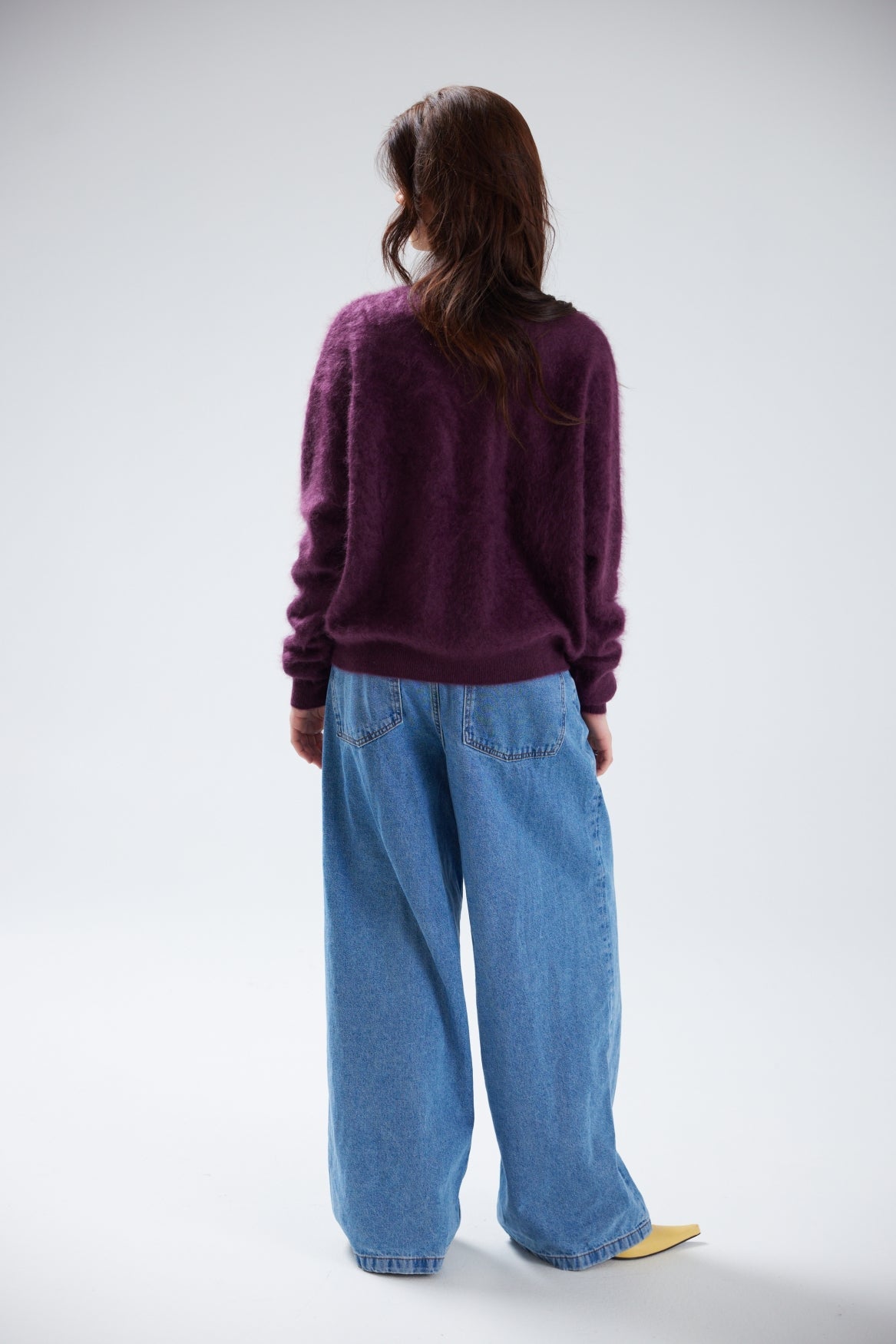 BRUSHED MAVIS CREW | ELDERBERRY