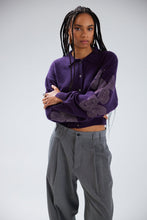 Load image into Gallery viewer, GRACIE FLORAL EMBROIDERY CARDIGAN | NIGHT FLORAL
