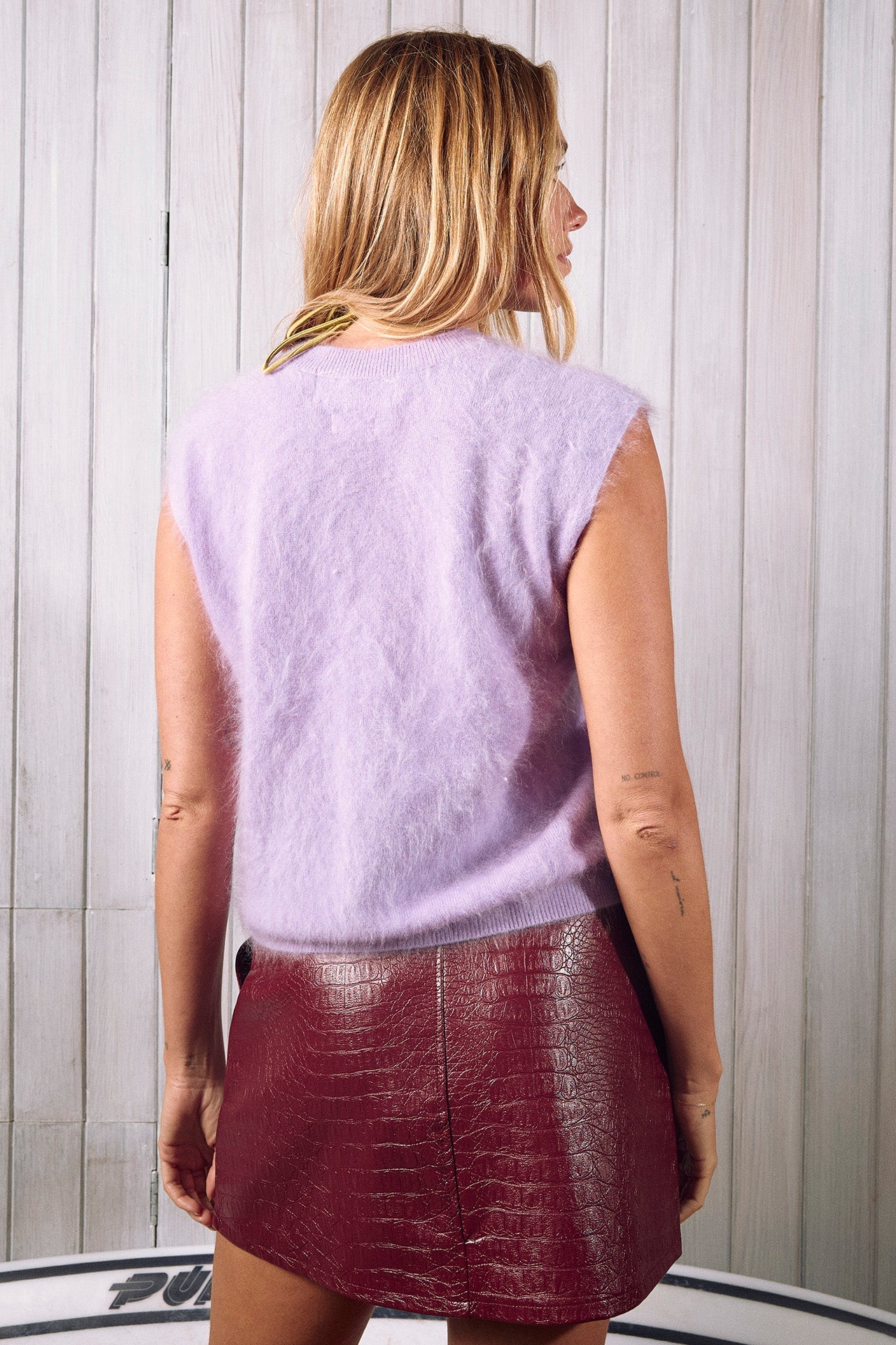 BRUSHED LUCCA CREW NECK TANK | SWEETS